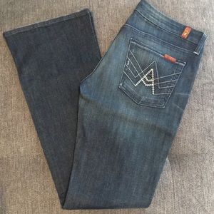 Women’s 7 For All Mindkind A-pocket jeans, size 28